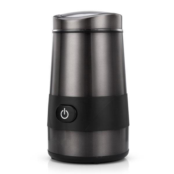 Mitcent Electric Coffee Grinder Espresso Grinder 200 Watts with Stainless Steel Knife for Coffee Beans Nuts Spices Cereal, 110ml Capacity Black